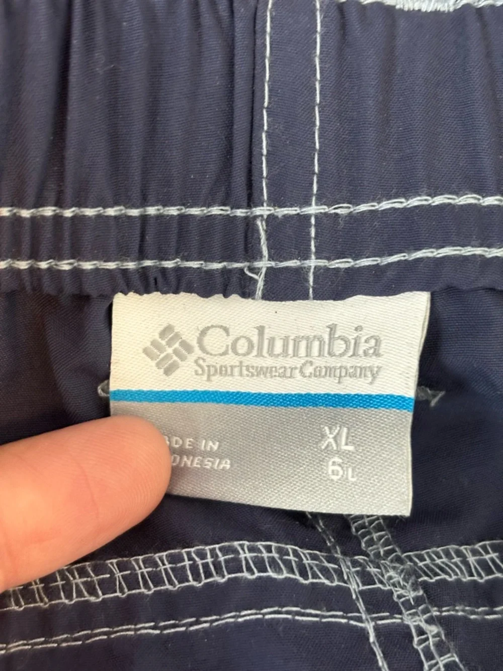 Columbia Womens Sandy River Cargo Shorts Womens XL Blue Belted UPF 30 Hiking